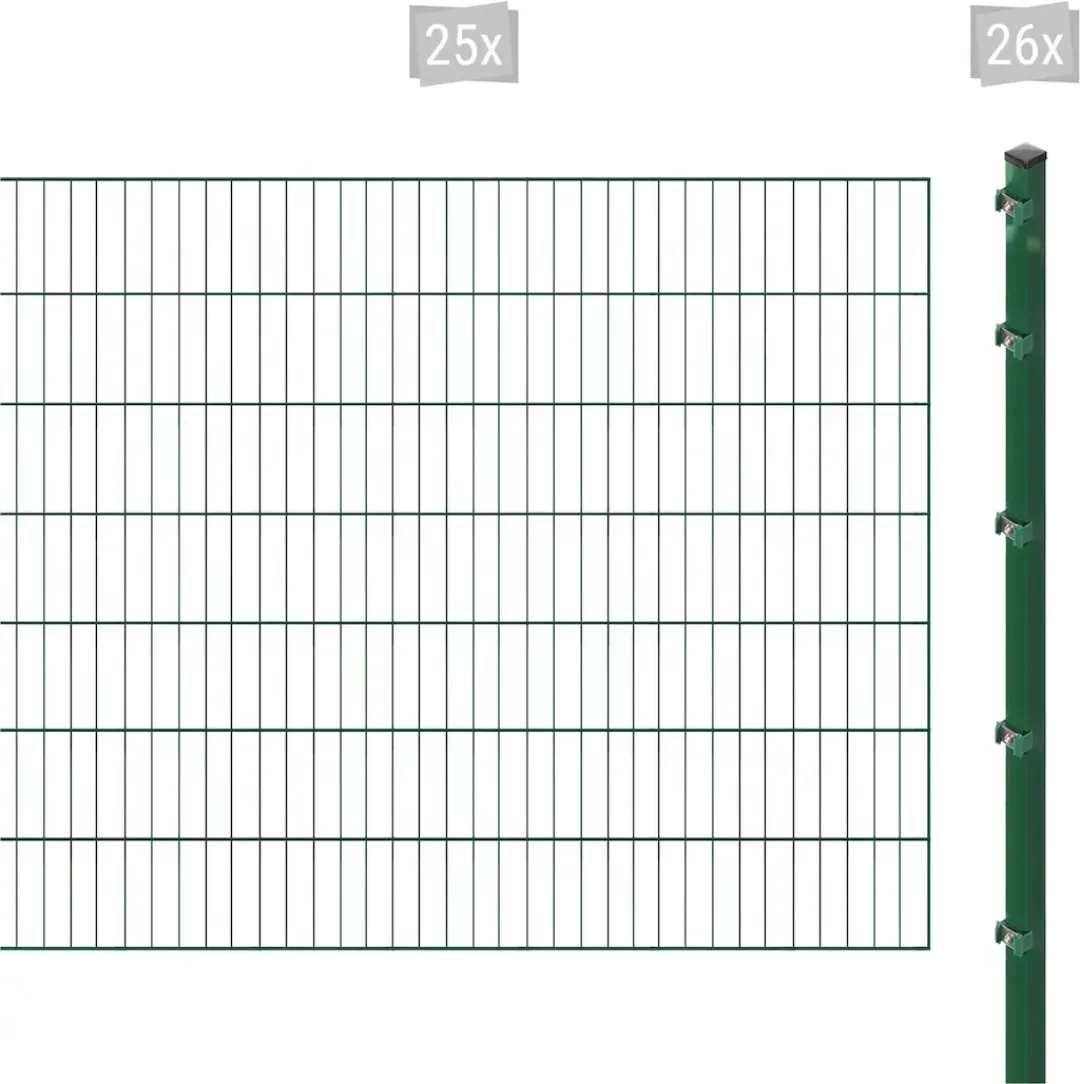 Arvotec Einstabmattenzaun "ESSENTIAL 140 zum Aufschrauben", Zaunhöhe 140 cm günstig online kaufen