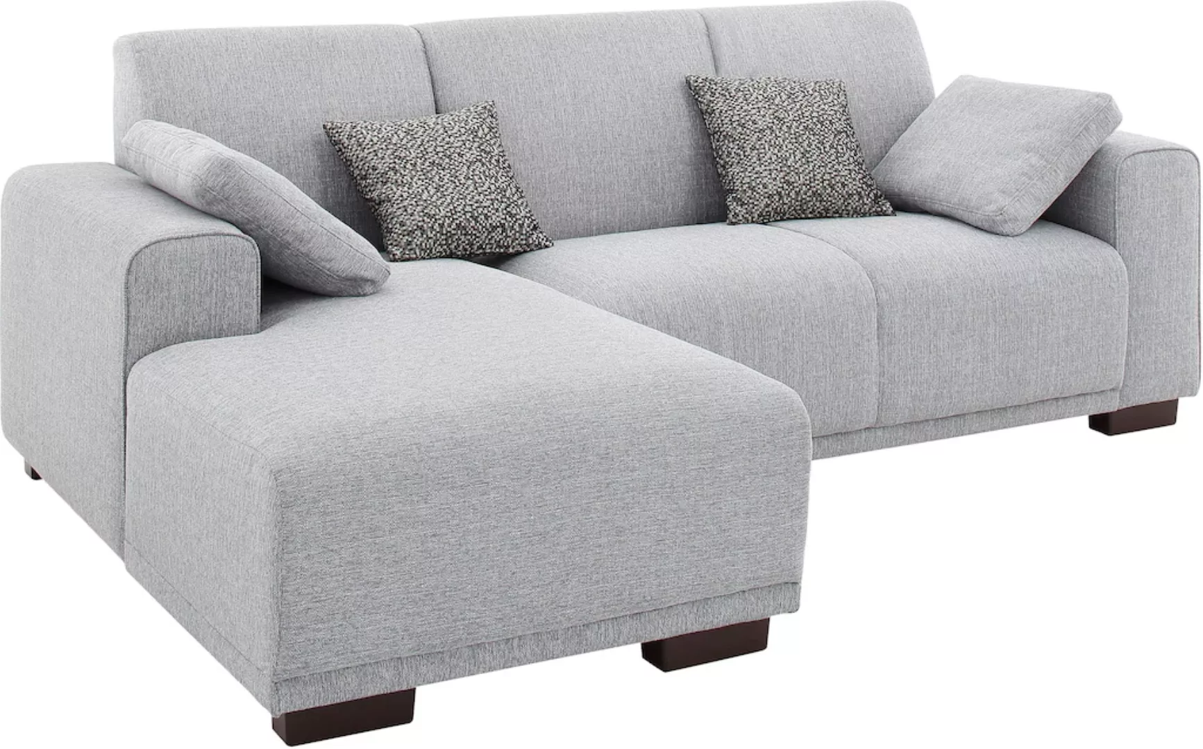 Home affaire Ecksofa Bornholm incl. 2 Kissen, Stellmaße 234x162 cm L-Form, günstig online kaufen