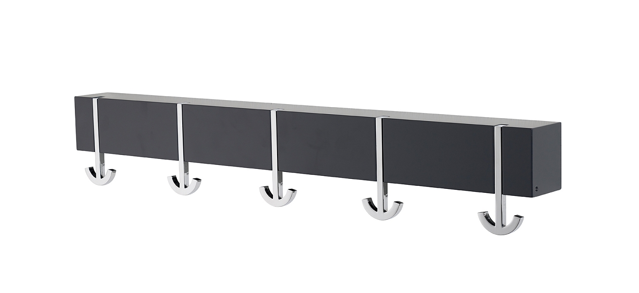 Wandgarderobe ANCORA CINQUE  Buche anthrazit lackiert günstig online kaufen