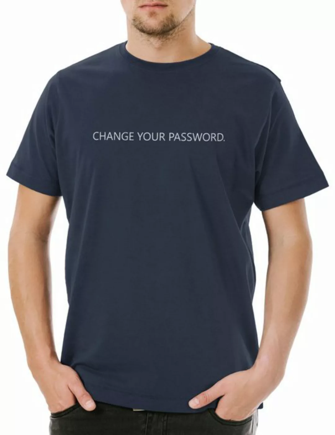 Urban Backwoods Print-Shirt Change Your Password Herren T-Shirt Work On You günstig online kaufen