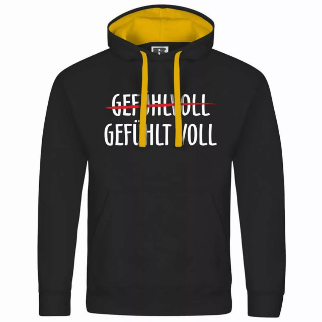 deinshirt Kapuzenpullover Herren Kapuzenpullover Gefühlt Voll Mit Print Mot günstig online kaufen