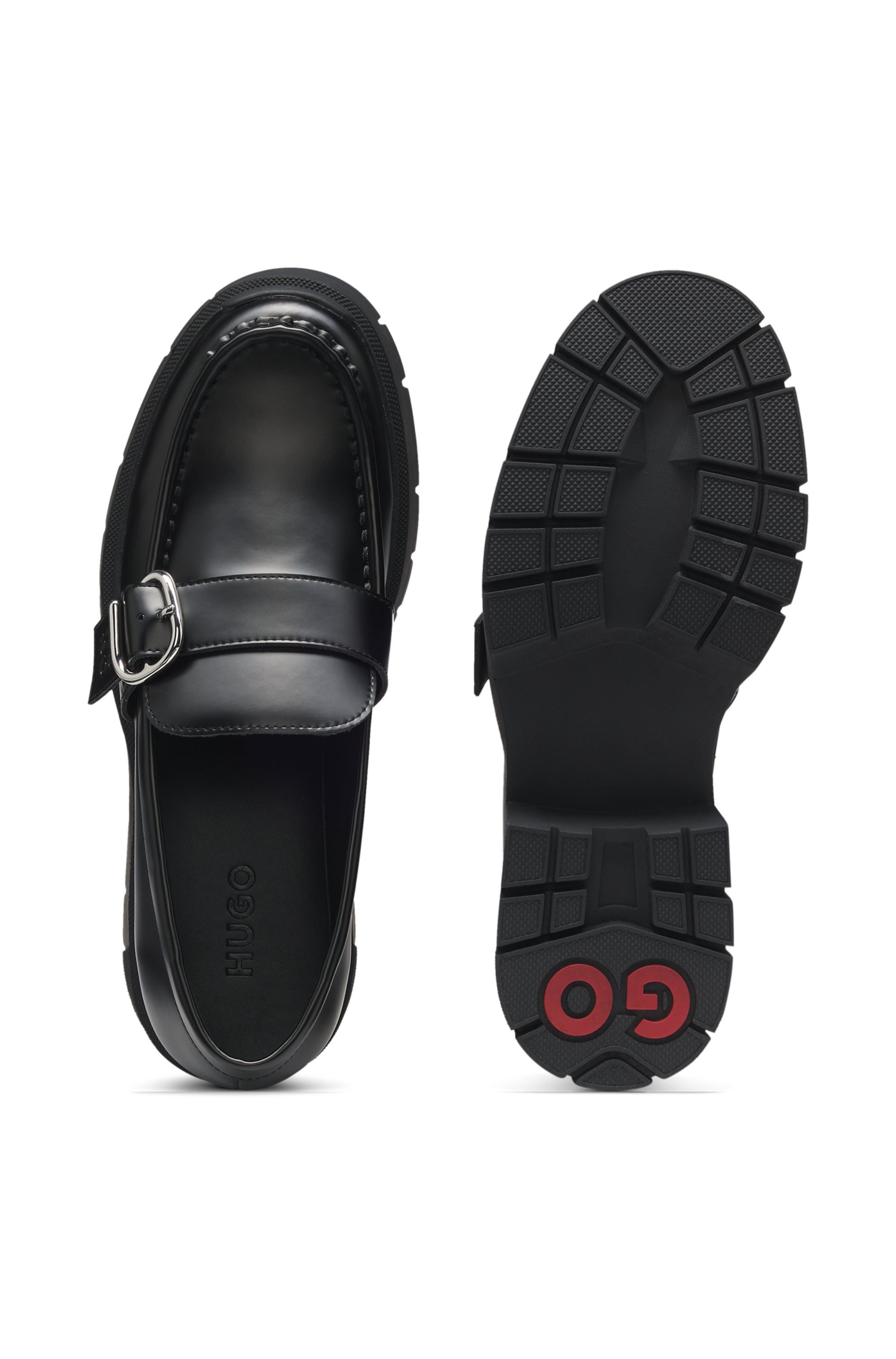 HUGO Kris_NewLoafer Loafer Schlupfschuh, Slipper, robuste günstig online kaufen