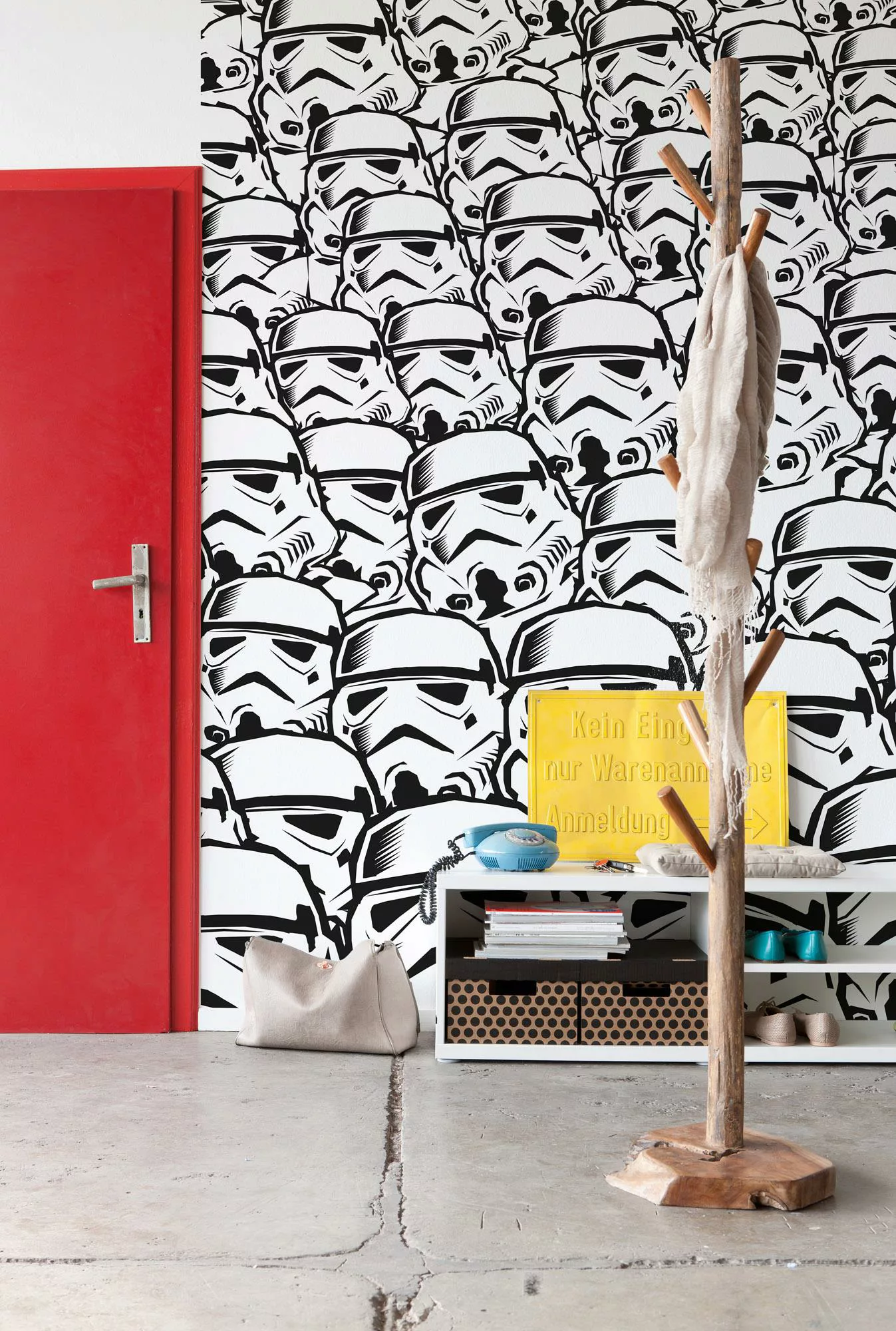 Disney Fototapete Star Wars Stormtrooper Schwarz-Weiß 250 x 280 cm 612094 günstig online kaufen