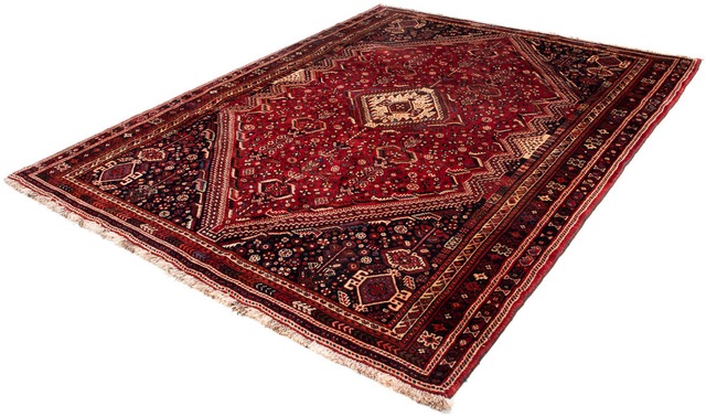 morgenland Orientteppich »Perser - Nomadic - 267 x 192 cm - dunkelrot«, rec günstig online kaufen