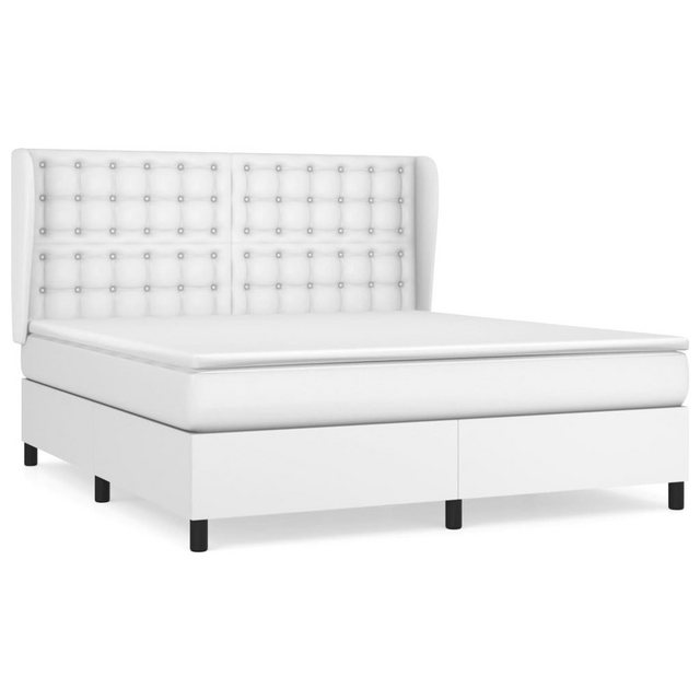 vidaXL Boxspringbett Bett Boxspringbett mit Matratze & Topper Kunstleder ve günstig online kaufen