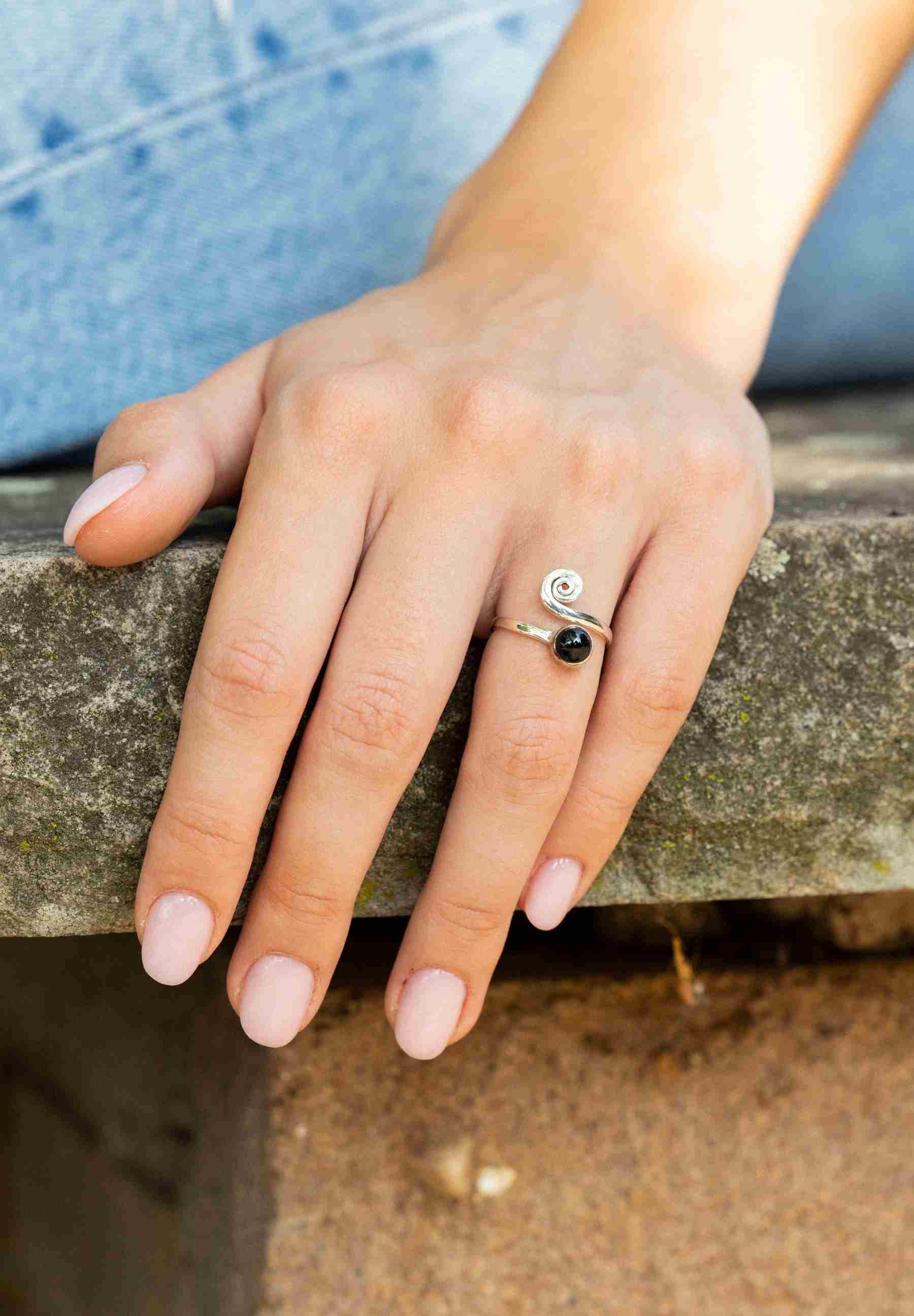 mantraroma Silberring (Ring mit Schmuckbeutel), Damenring günstig online kaufen
