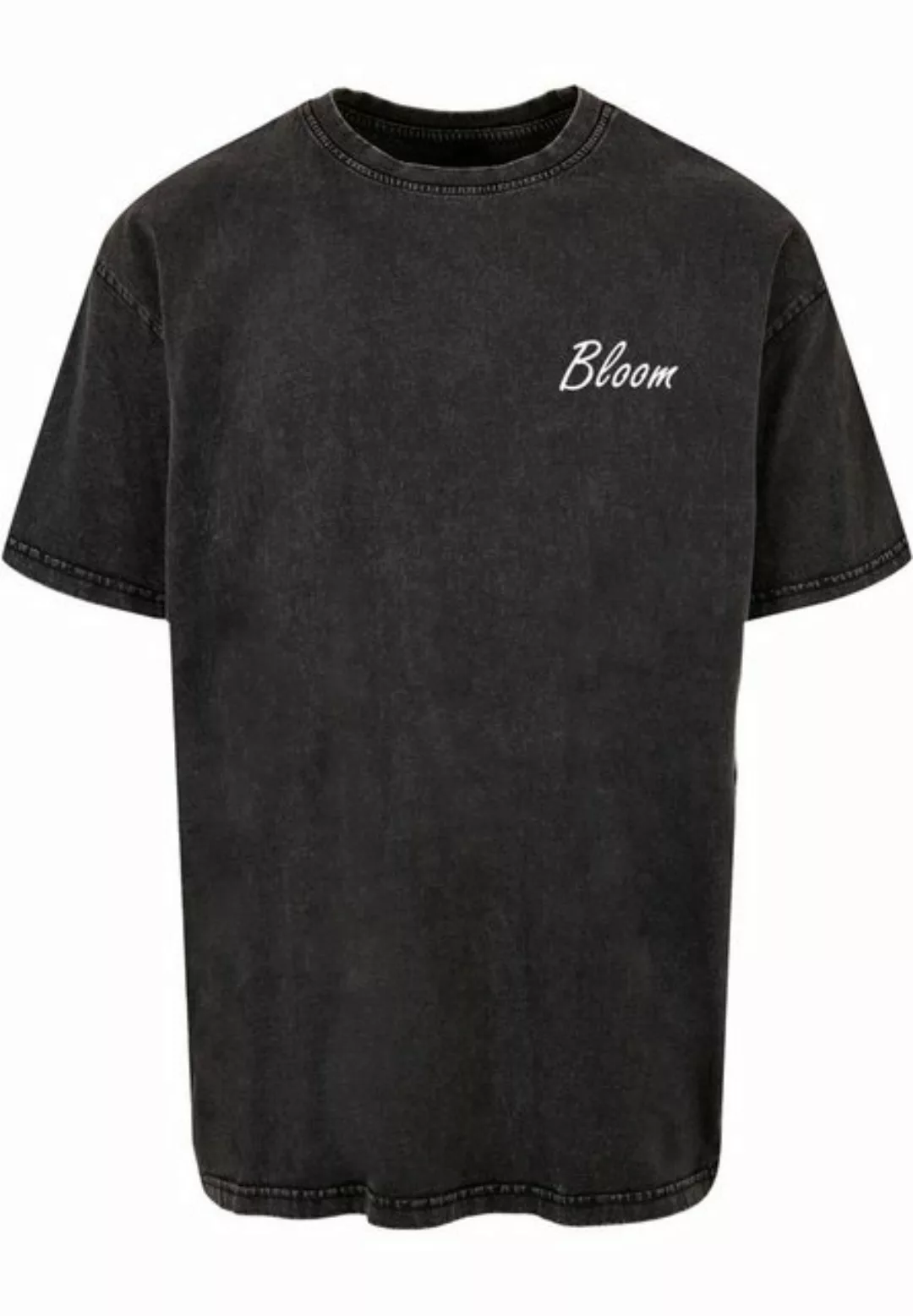 Merchcode T-Shirt Merchcode Herren Flowers Bloom Acid Washed Heavy Oversize günstig online kaufen