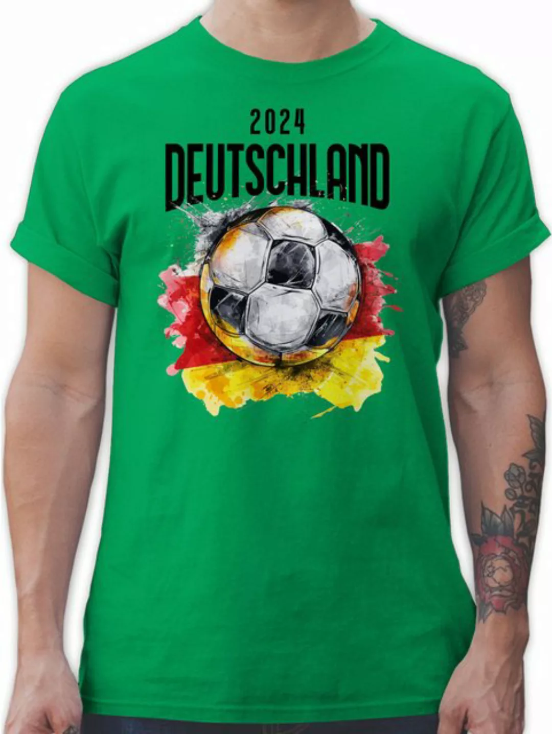 Shirtracer T-Shirt Deutschland 2024 Germany 2024 Fussball EM Fanartikel günstig online kaufen