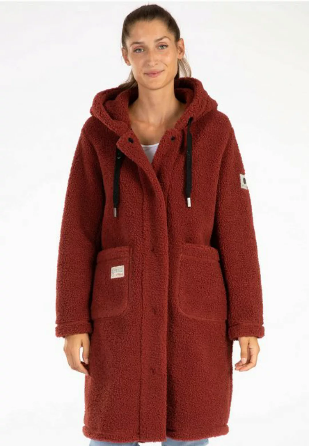 DEPROC Active Fleecejacke SHERPA DENISE CS Fleecemantel, Fleeceparka mit Ka günstig online kaufen