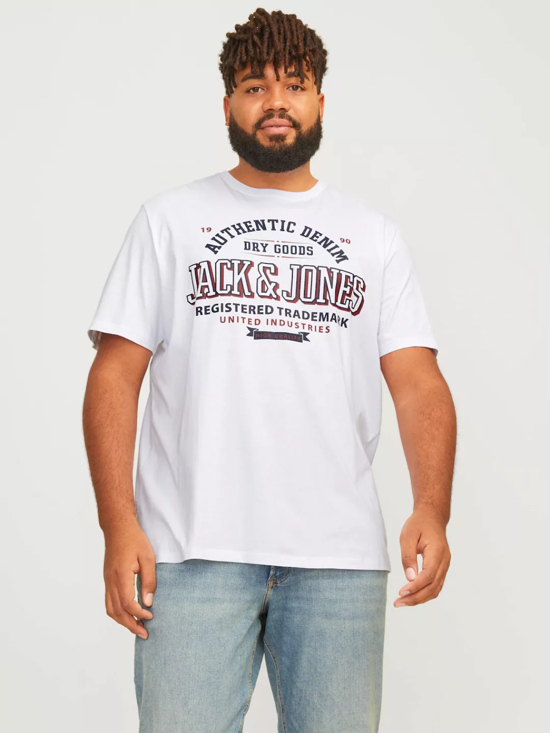 Jack & Jones PlusSize T-Shirt "JJELOGO TEE SS O-NECK 2 COL AW24 S PLS", mit günstig online kaufen