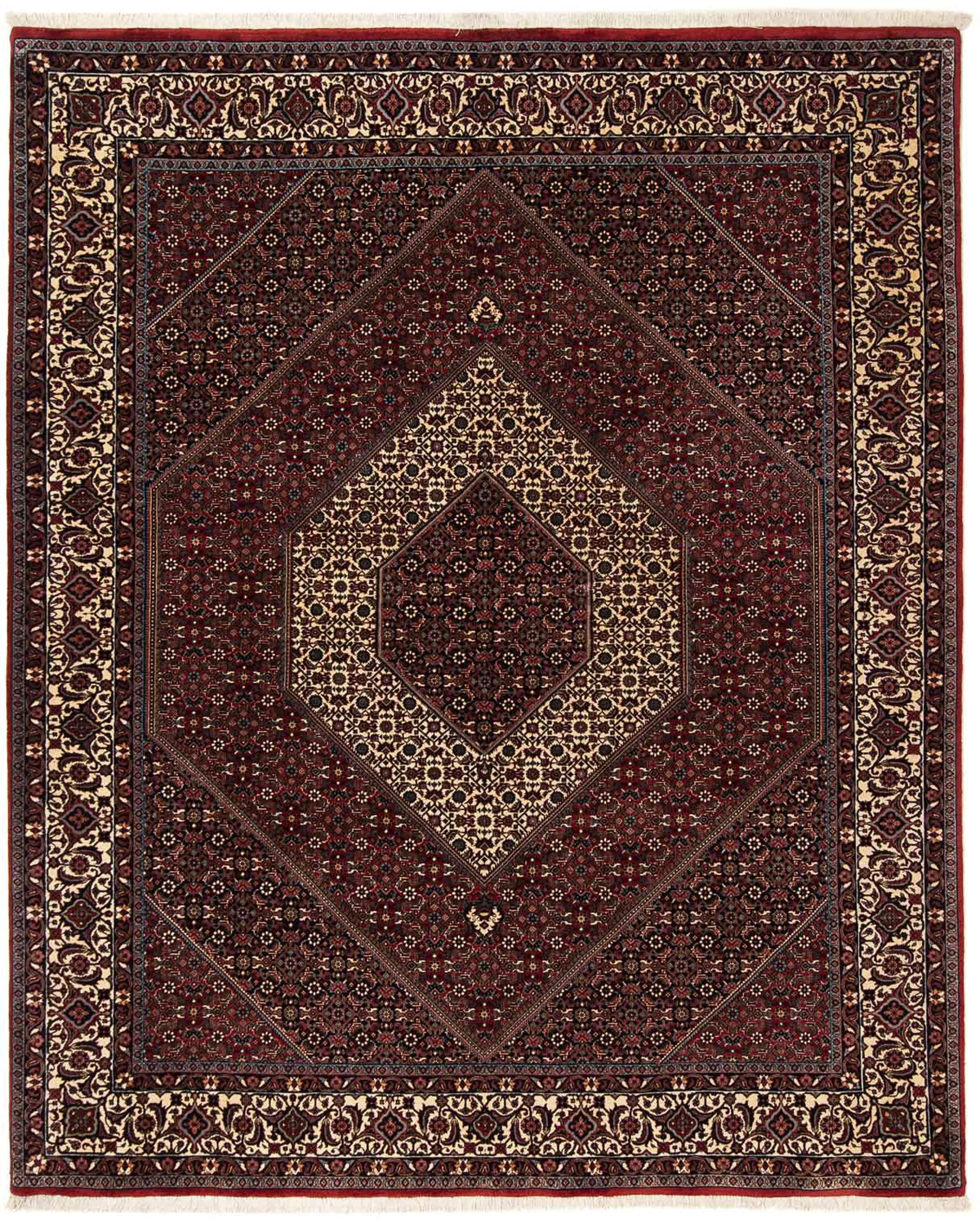 morgenland Orientteppich »Perser - Bidjar - 242 x 203 cm - dunkelrot«, rech günstig online kaufen