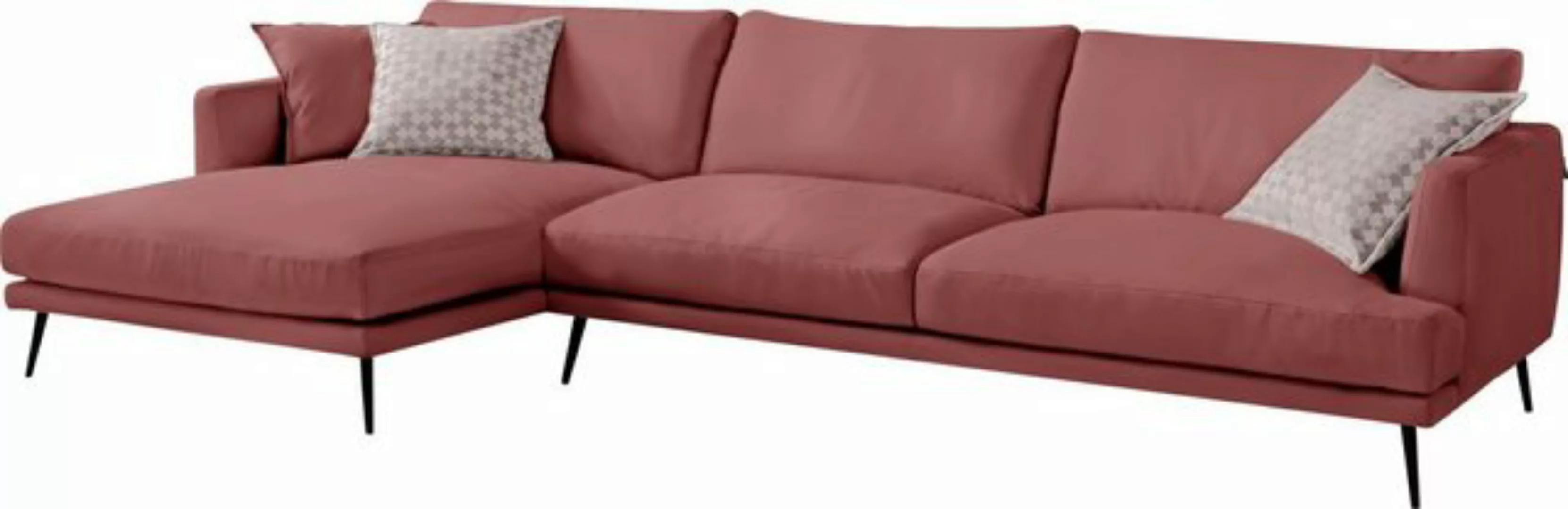 Egoitaliano Ecksofa Sophia, Designsofa mit extrakomfortablem Sitzkomfort, m günstig online kaufen