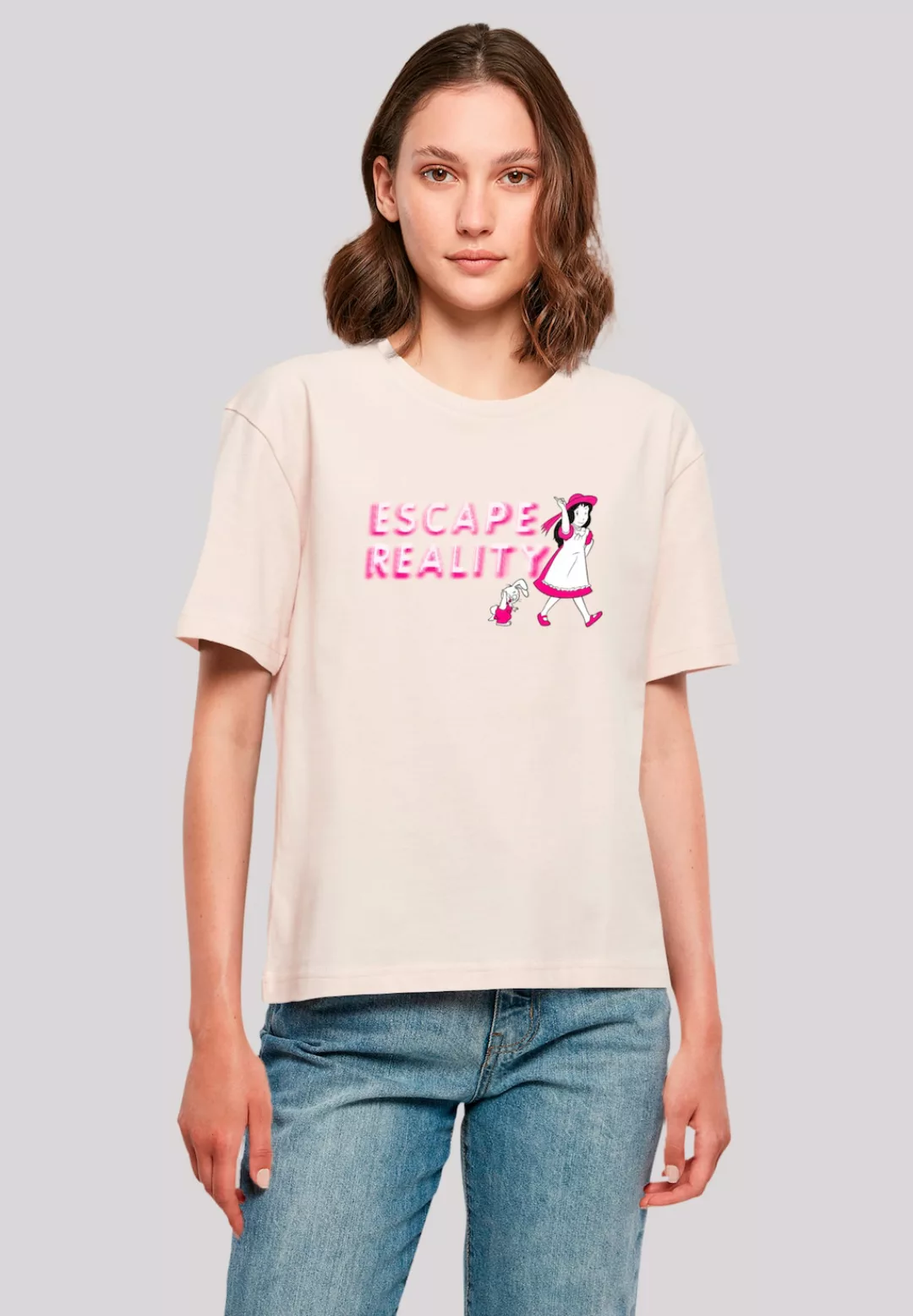 F4NT4STIC T-Shirt "Alice im Wunderland Escape Reality", Retro, Heroes of Ch günstig online kaufen