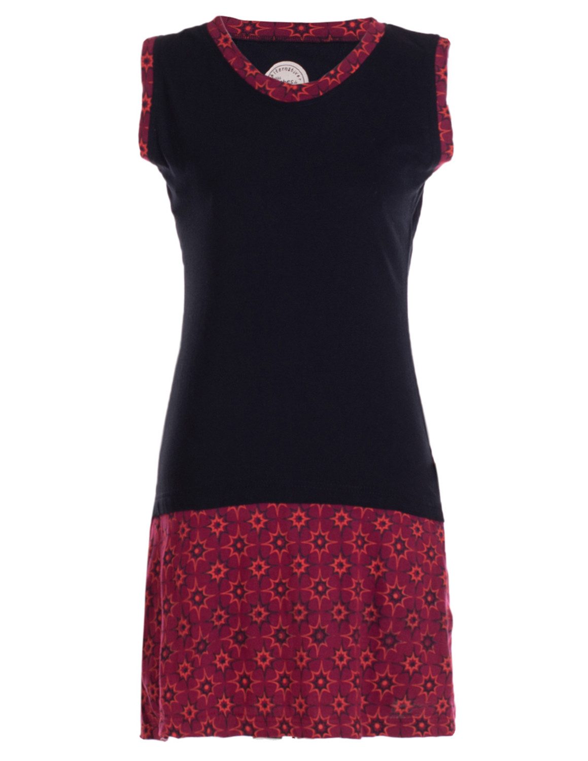 Vishes Sommerkleid Damen Sommerkleid Armlos Sternchen-Kleid günstig online kaufen