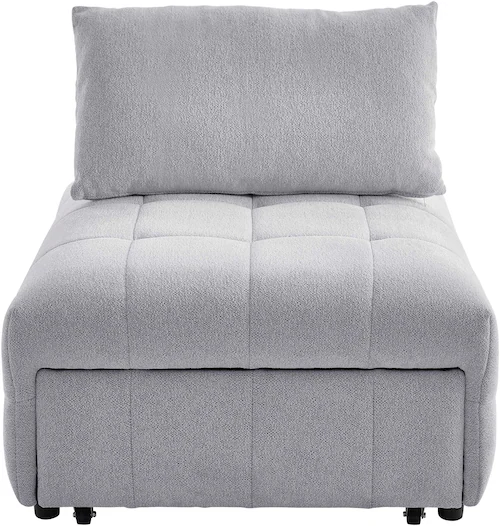 ATLANTIC home collection Sessel "Fabio", Schlafsessel mit Sitztiefenverstel günstig online kaufen