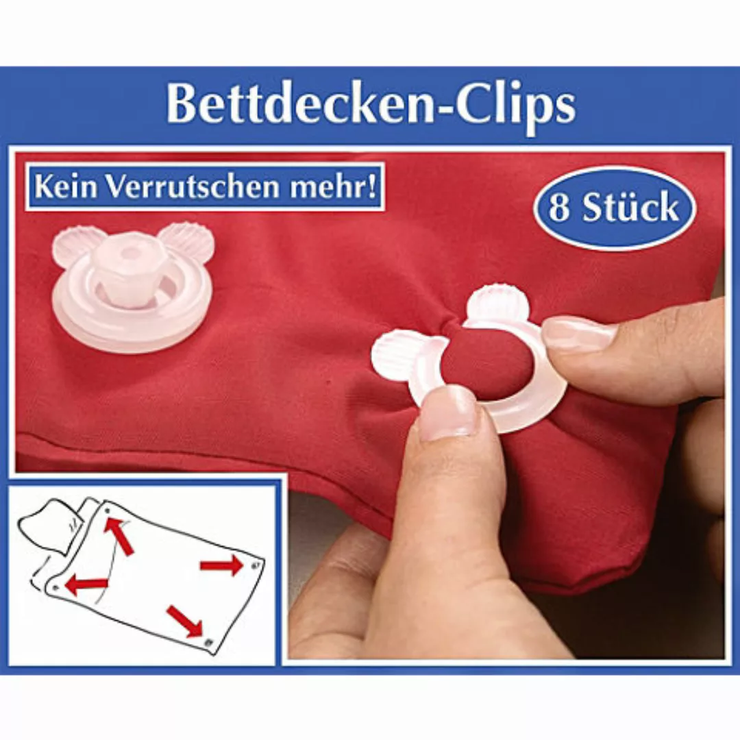 Betten-Clips 8er-Set günstig online kaufen