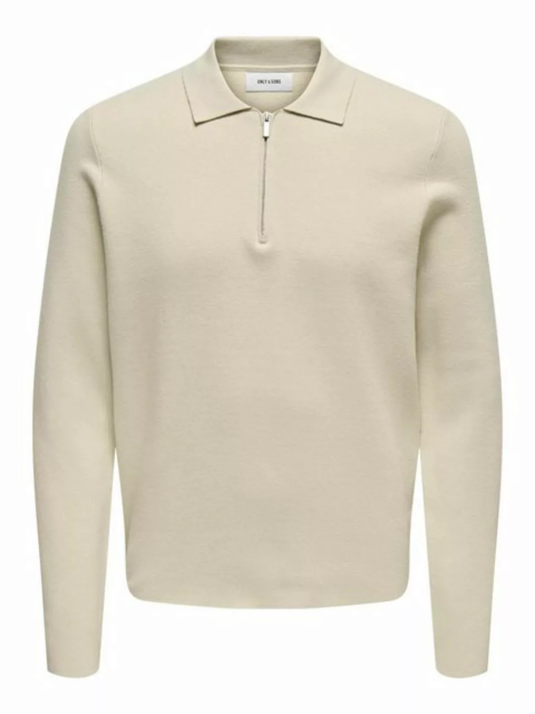 ONLY & SONS Polokragenpullover ONSCOOPER REG LS 12 HALF ZIP POLO günstig online kaufen