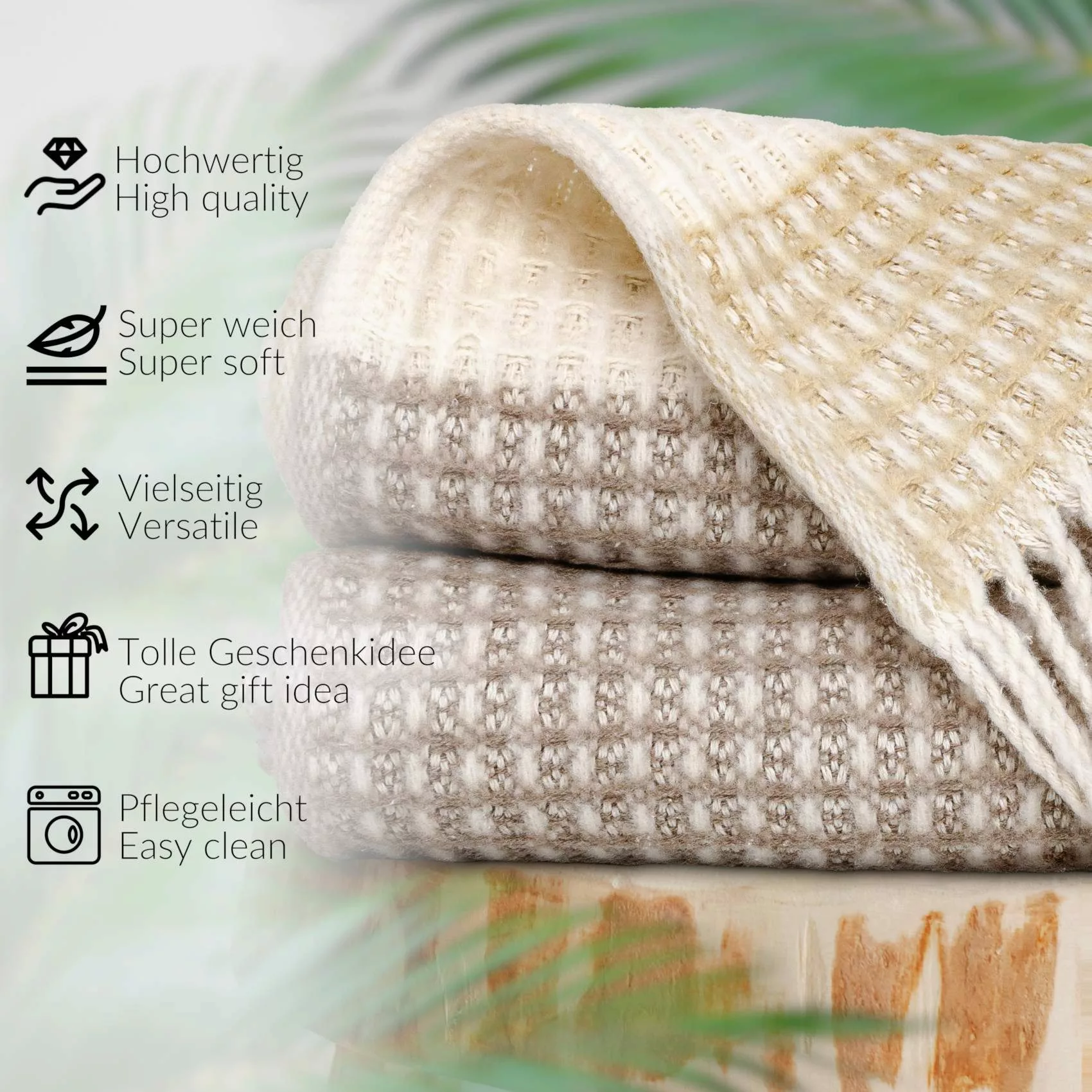 Plaid Beatriz feine Kuscheldecke Reisedecke Tagesdecke günstig online kaufen