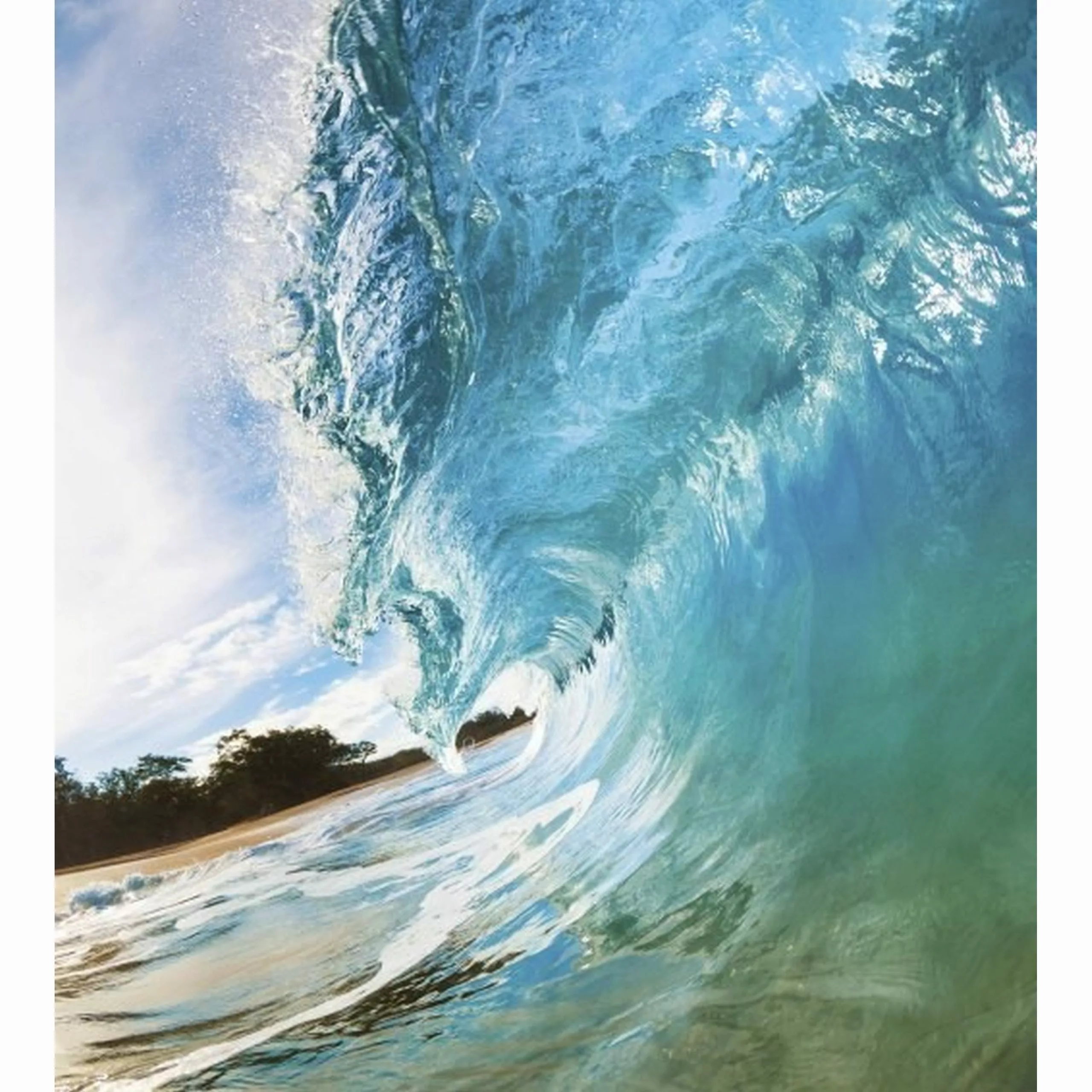 Fototapete OCEAN WAVE  | MS-3-0213 | Blau | Digitaldruck auf Vliesträger günstig online kaufen