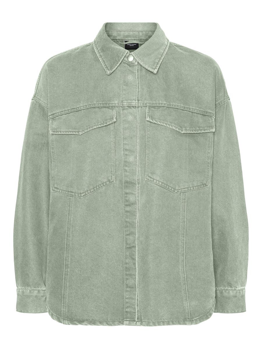 VERO MODA Oversize- Hemd Damen Grün günstig online kaufen