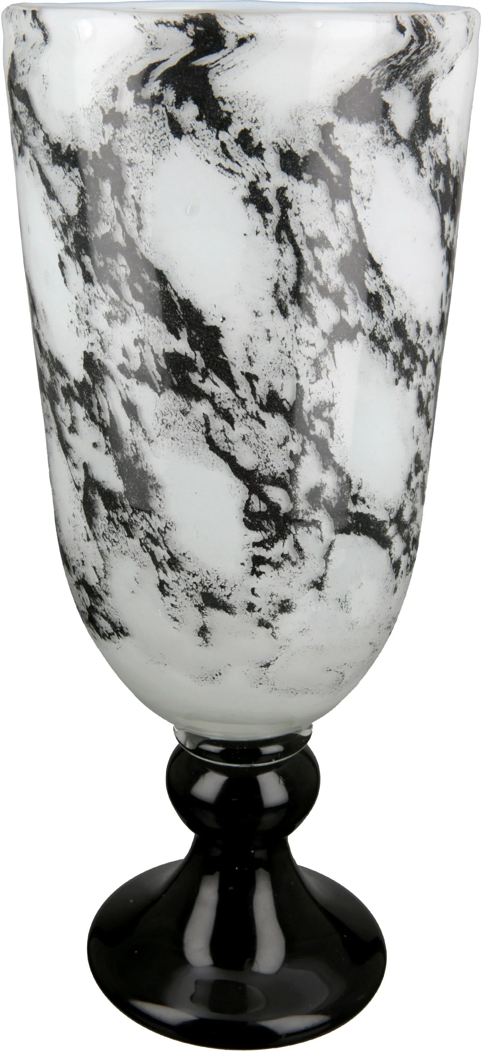 Casablanca by Gilde Tischvase "Pokal Vase Trophy, mit Marmorfinish", (1 St. günstig online kaufen