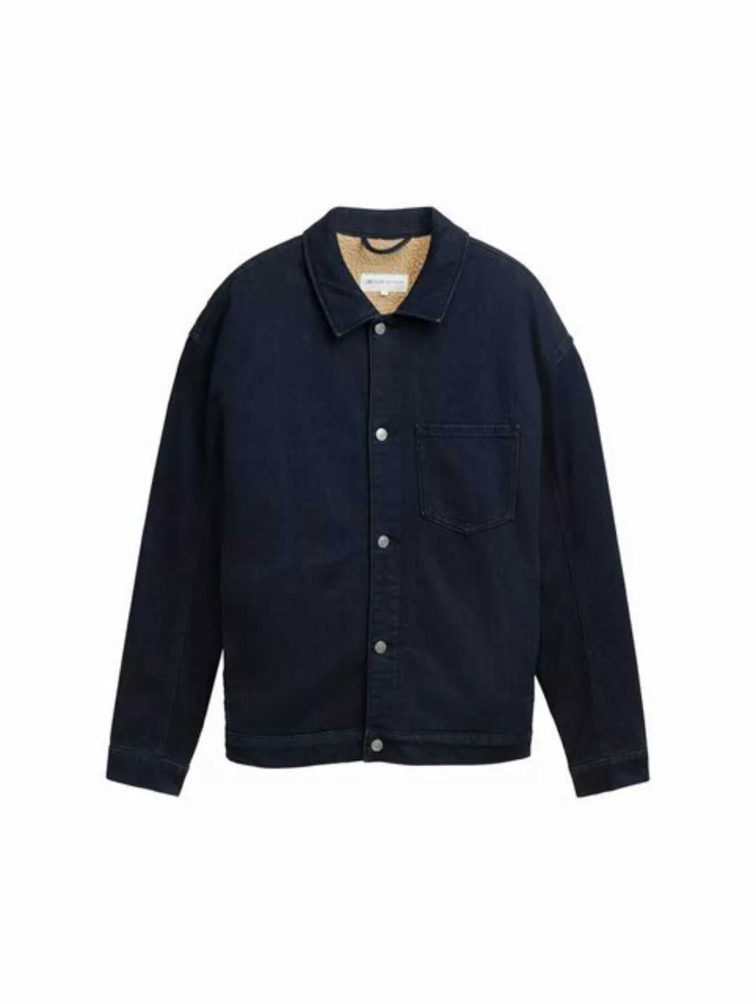 TOM TAILOR Denim Jeansjacke, ohne Kapuze, mit Teddyfutter günstig online kaufen