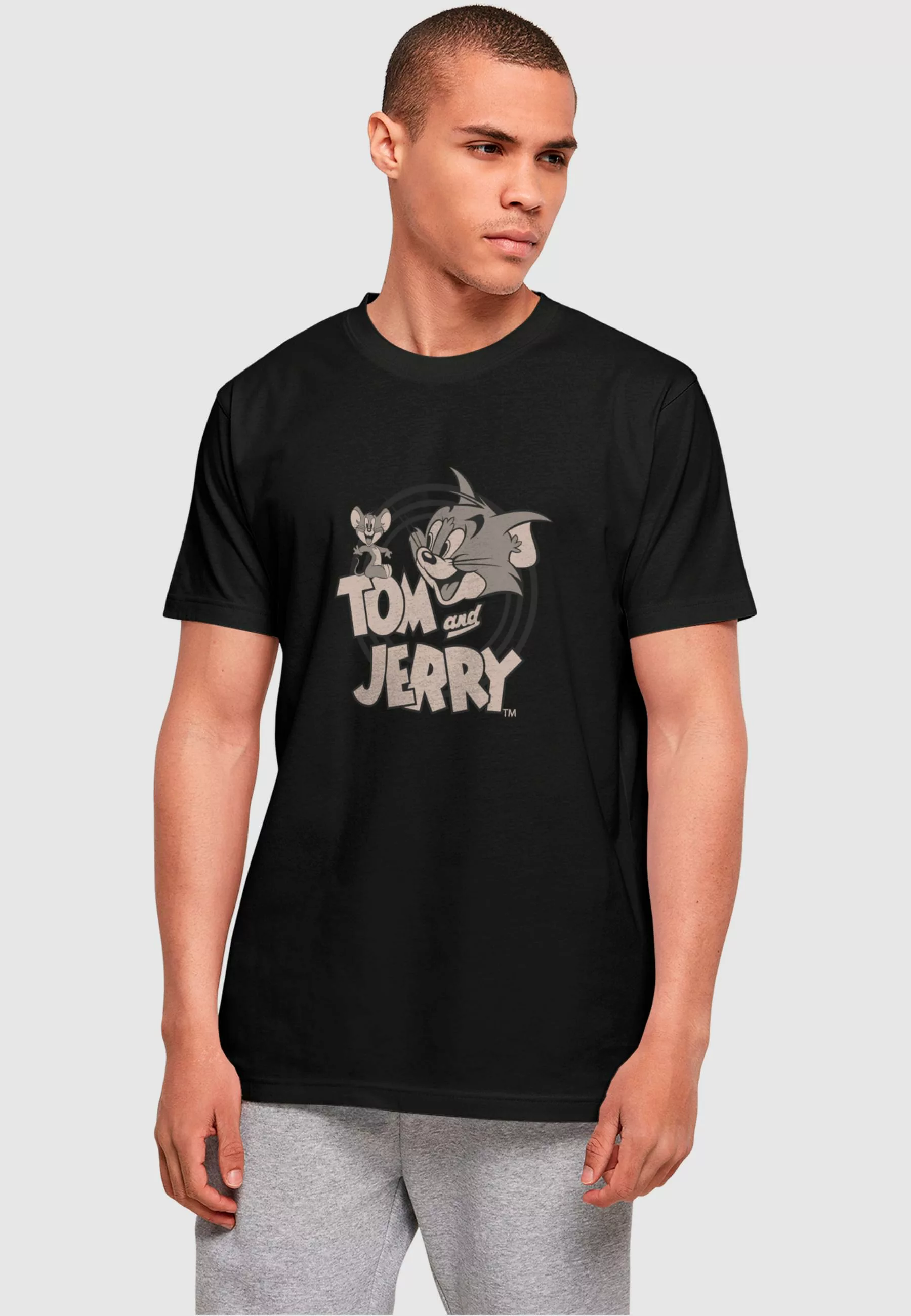 ABSOLUTE CULT T-Shirt "ABSOLUTE CULT Herren Tom and Jerry - Circle T-Shirt" günstig online kaufen