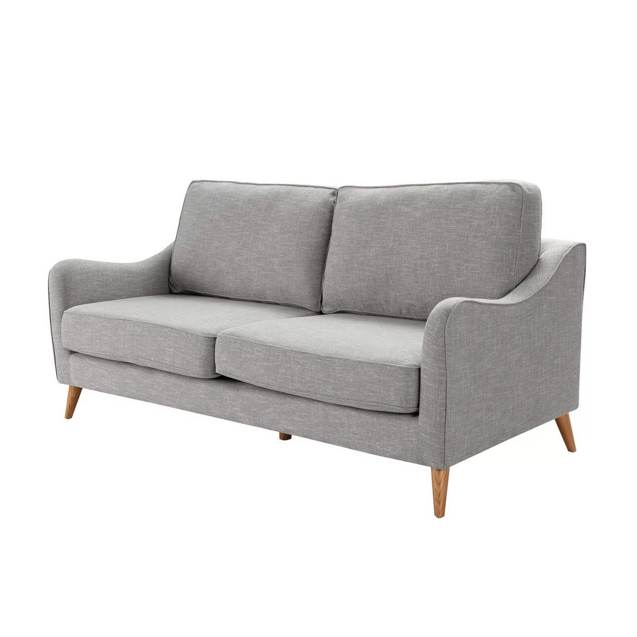 3-Sitzer Sofa Venuste grey linen, 193 x 90 x 90 cm günstig online kaufen