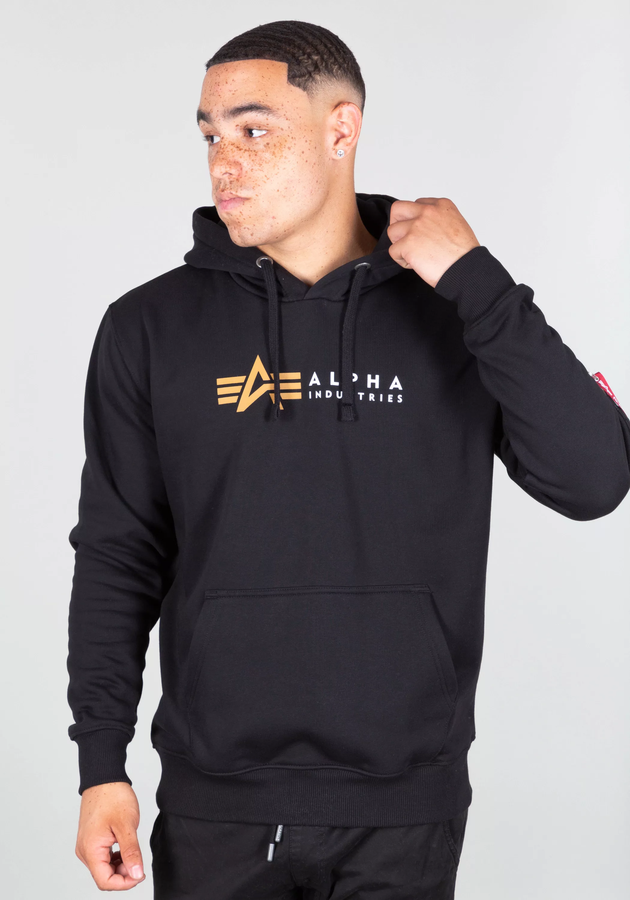 Alpha Industries Hoodie "Alpha Industries Men - Hoodies Alpha Label Hoodie" günstig online kaufen