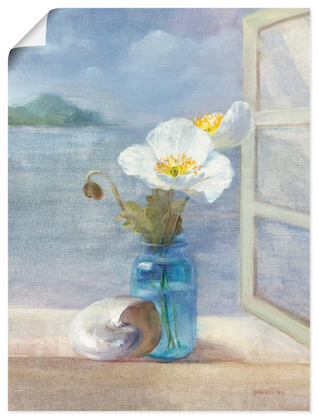 Artland Wandbild "Küsten Blumen II", Arrangements, (1 St.), als Leinwandbil günstig online kaufen