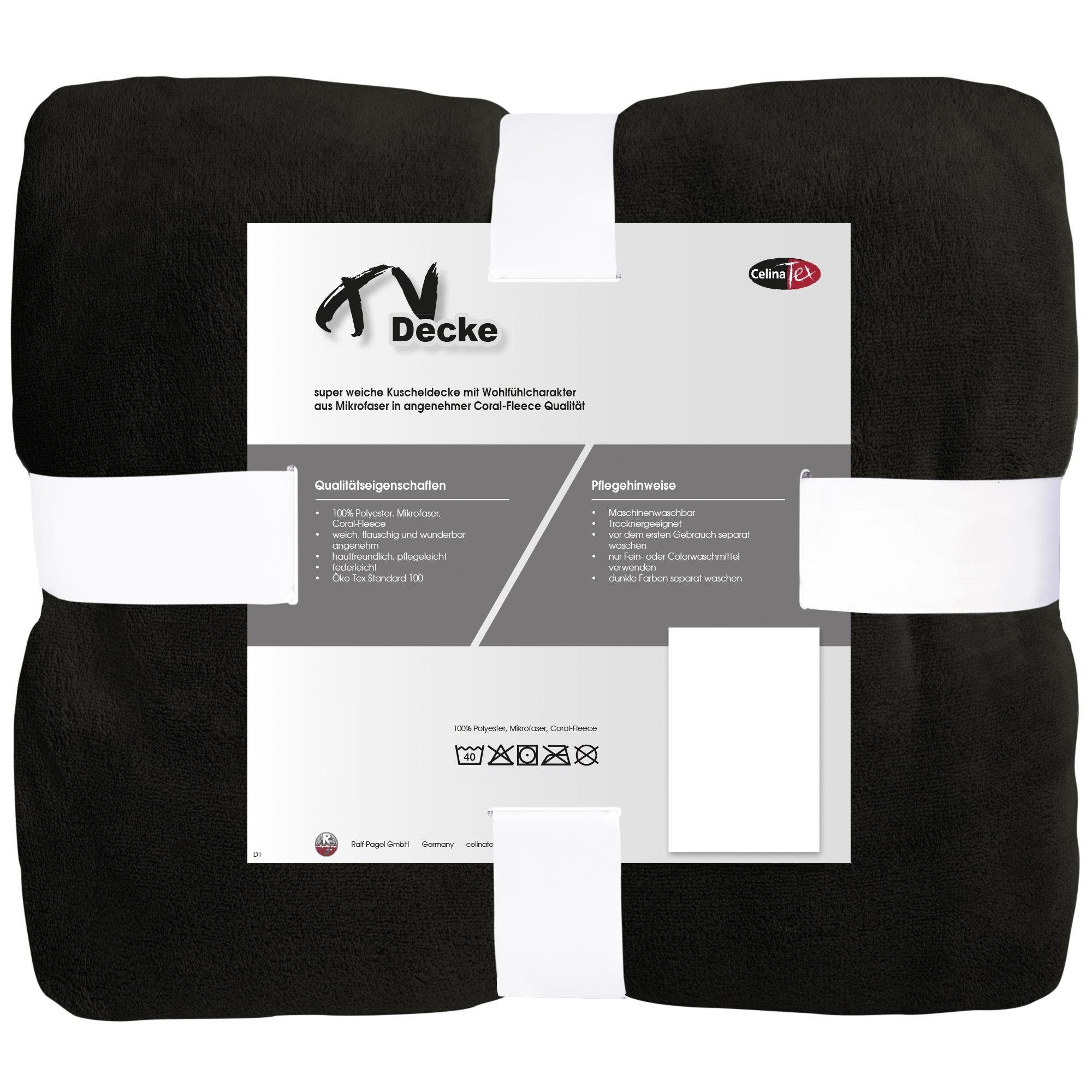Wohndecke TV Decke Kuscheldecke Sofadecke Fleece günstig online kaufen