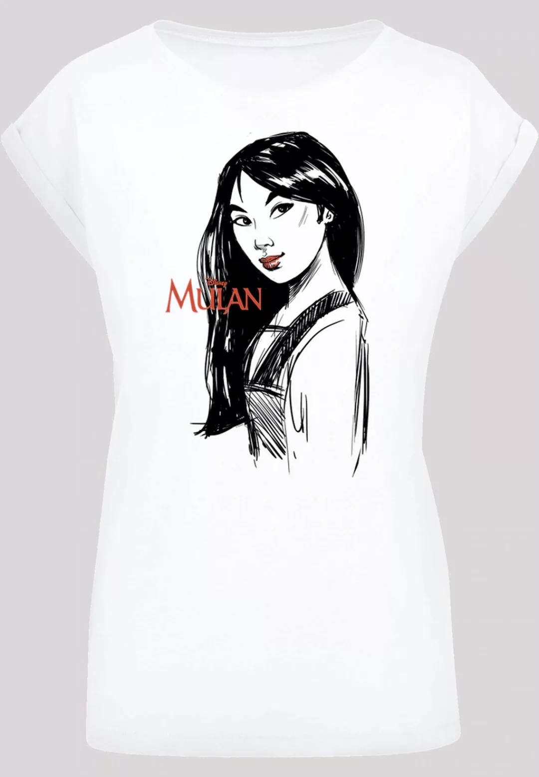 F4NT4STIC T-Shirt "Mulan Sketch", Damen,Premium Merch,Regular-Fit,Kurze Ärm günstig online kaufen