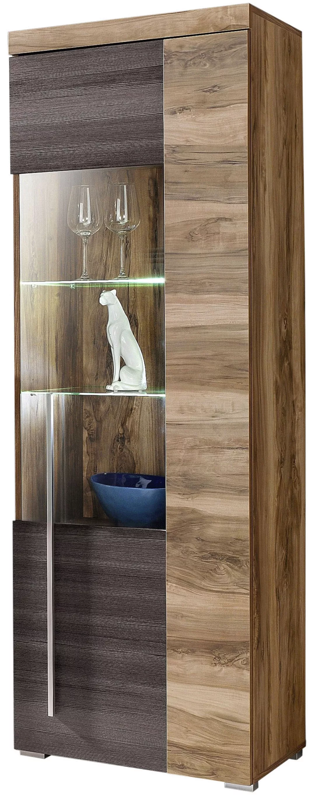 INOSIGN Vitrine "Roger,Höhe 160cm stilvolle Glasvitrine mit verstellbare Gl günstig online kaufen