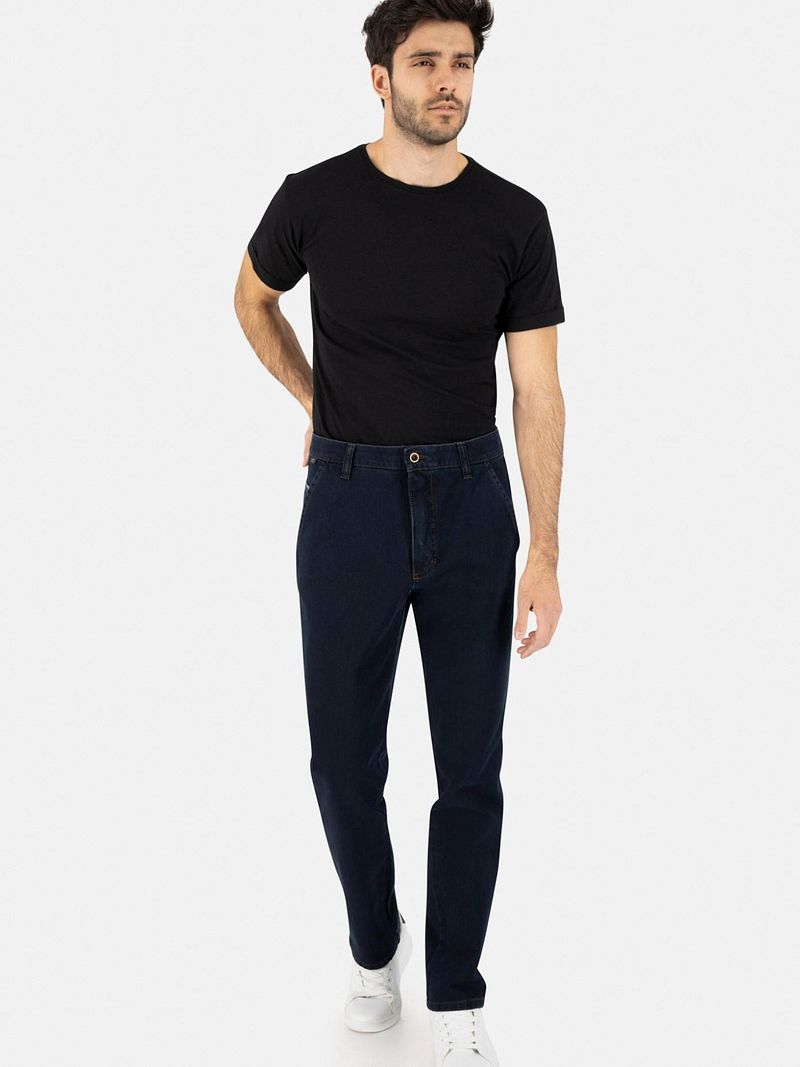 Club Of Comfort Chino Garvey Denim Navy - Größe 54 günstig online kaufen