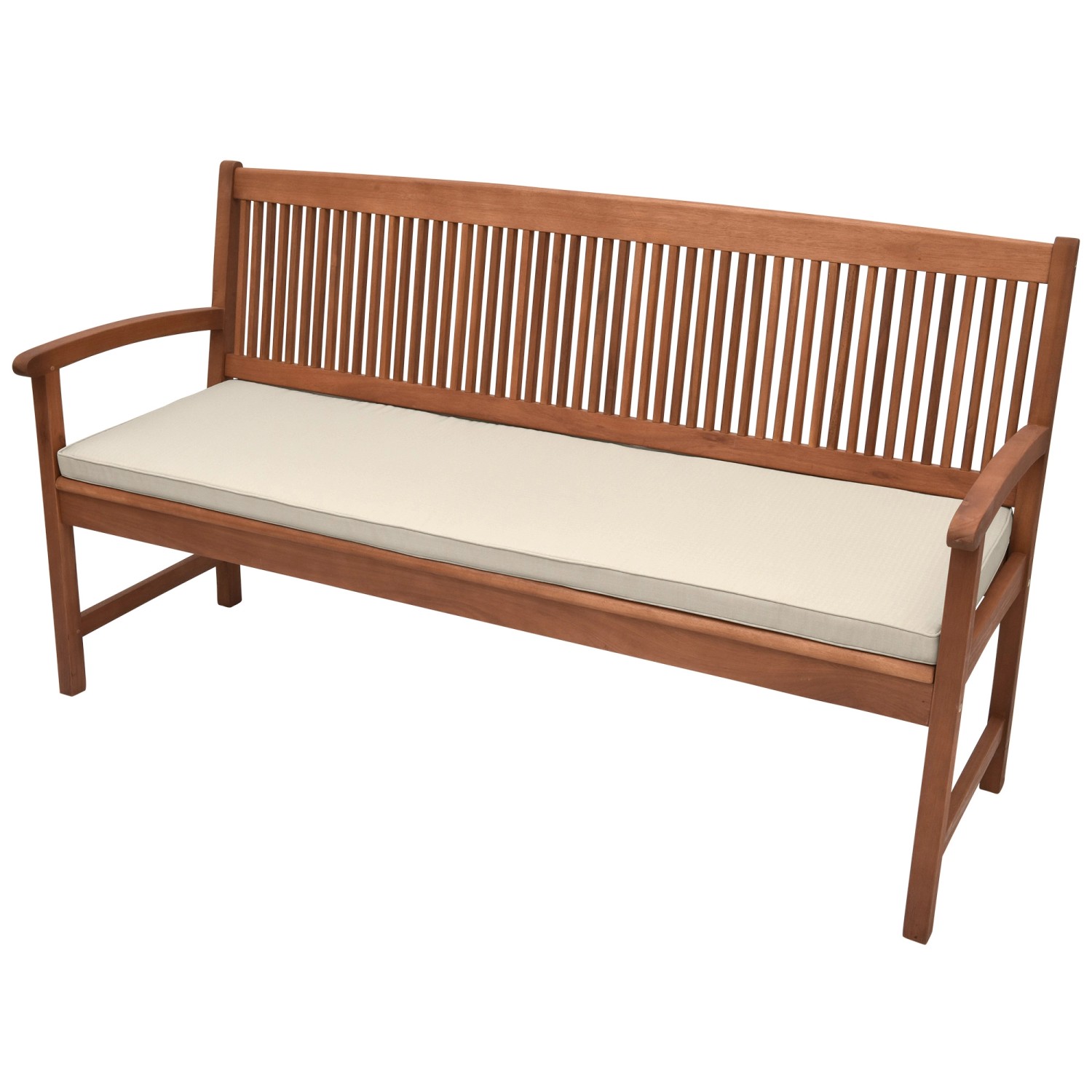 Beautissu Base BK Bankauflage 150x48x5cm Natur günstig online kaufen