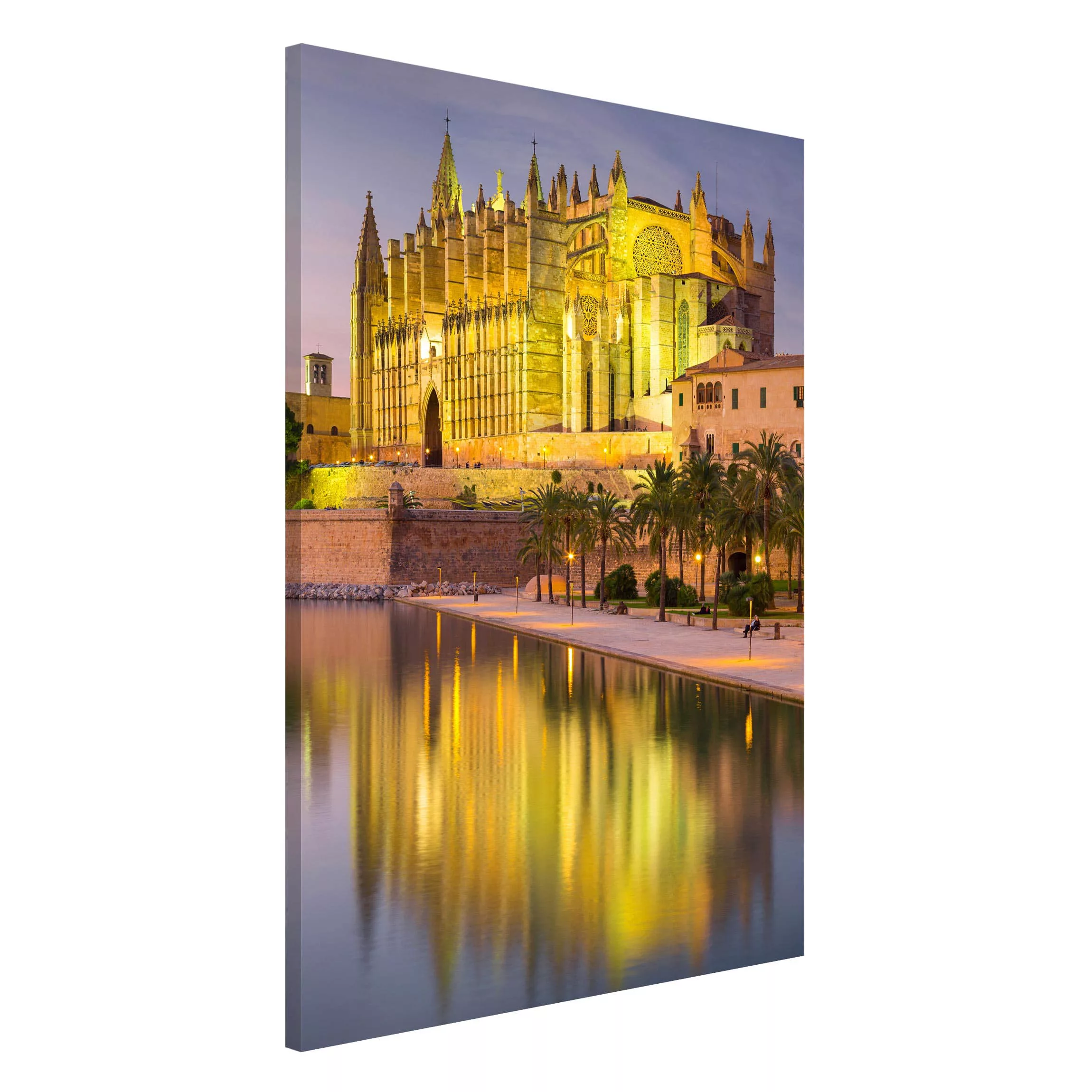 Magnettafel Architektur & Skyline - Hochformat 3:4 Catedral de Mallorca Was günstig online kaufen