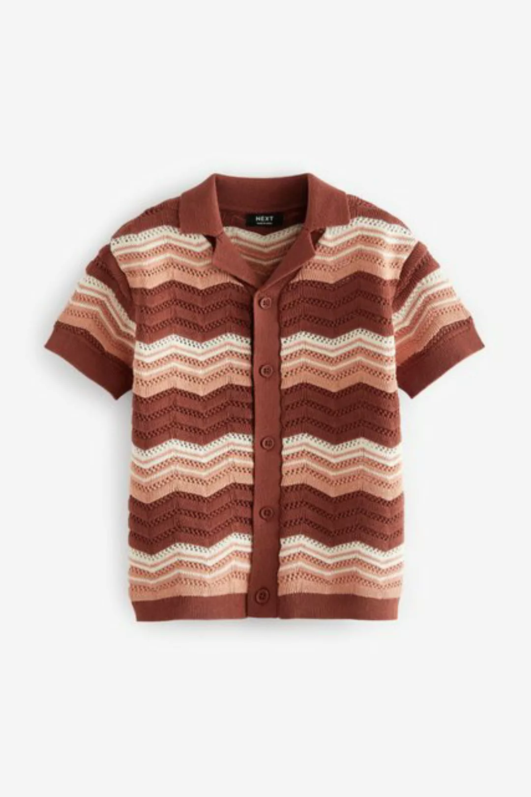 Next Poloshirt Kurzärmeliges Polohemd mit Häkeldetail (1-tlg) günstig online kaufen