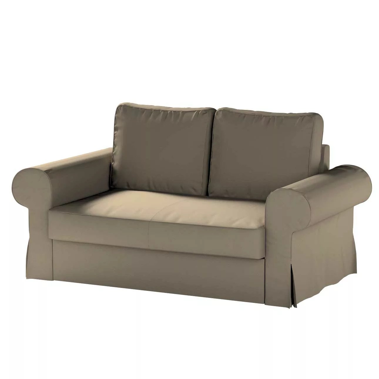 Bezug für Backabro 2-Sitzer Sofa ausklappbar, mokka, Bezug für Backabro 2-S günstig online kaufen