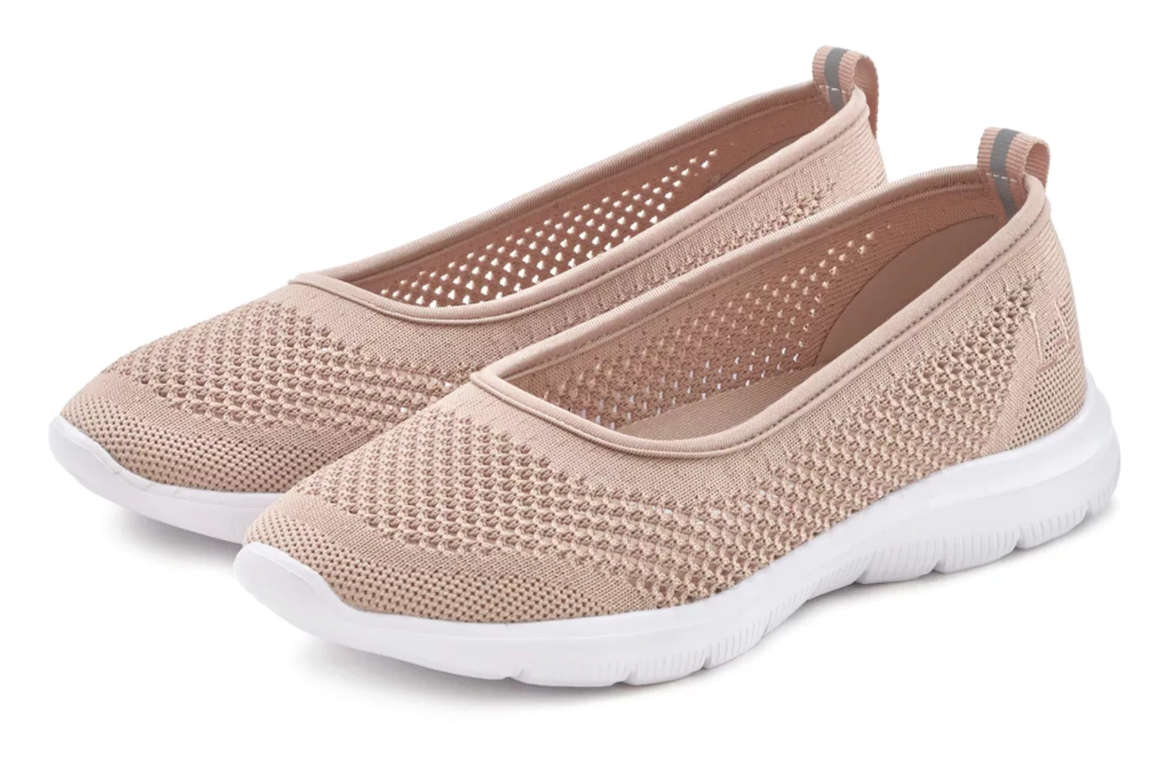 LASCANA Sneaker Ballerinas "ultraleichter Slipper, Slip-On-Sneaker", Freize günstig online kaufen