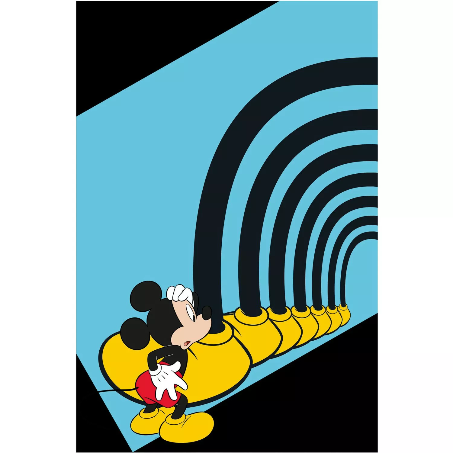 Komar Poster "Mickey Mouse Foot Tunnel", Disney, (1 St.), Kinderzimmer, Sch günstig online kaufen