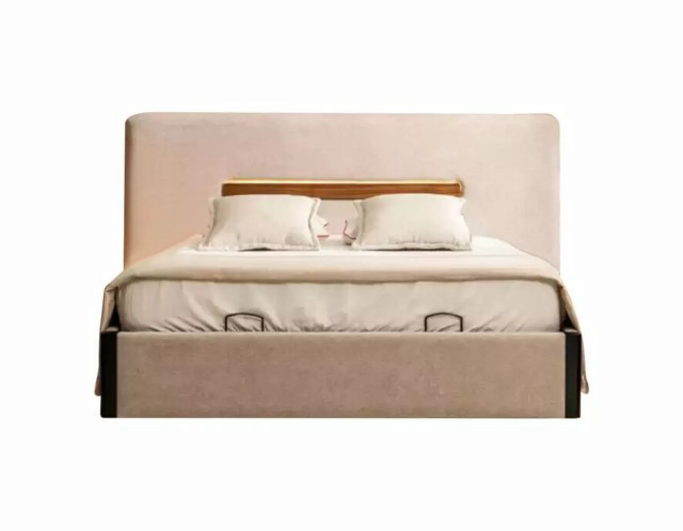 JVmoebel Bett Bett Möbel Design Betten Doppelbett Schlafzimmer Textil Holz günstig online kaufen