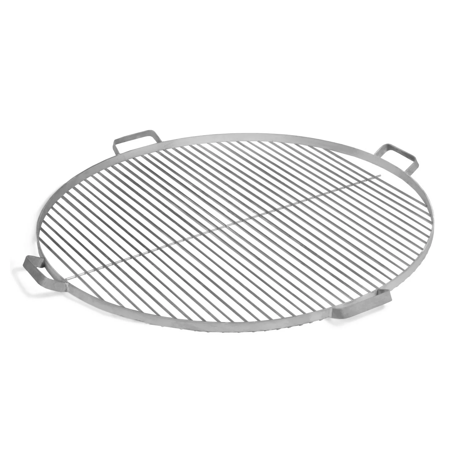 CookKing Edelgrillrost Inkl. 4 Griffen für Feuerschalen Ø 60 cm Silber günstig online kaufen