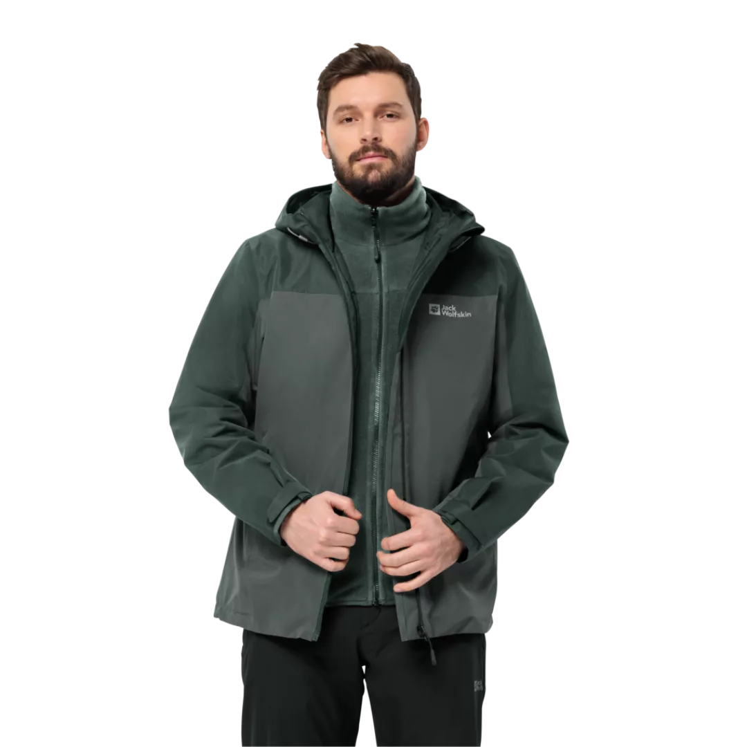 Jack Wolfskin 3-in-1-Funktionsjacke "TAUBENBERG 3IN1 JKT M", mit Kapuze, mi günstig online kaufen