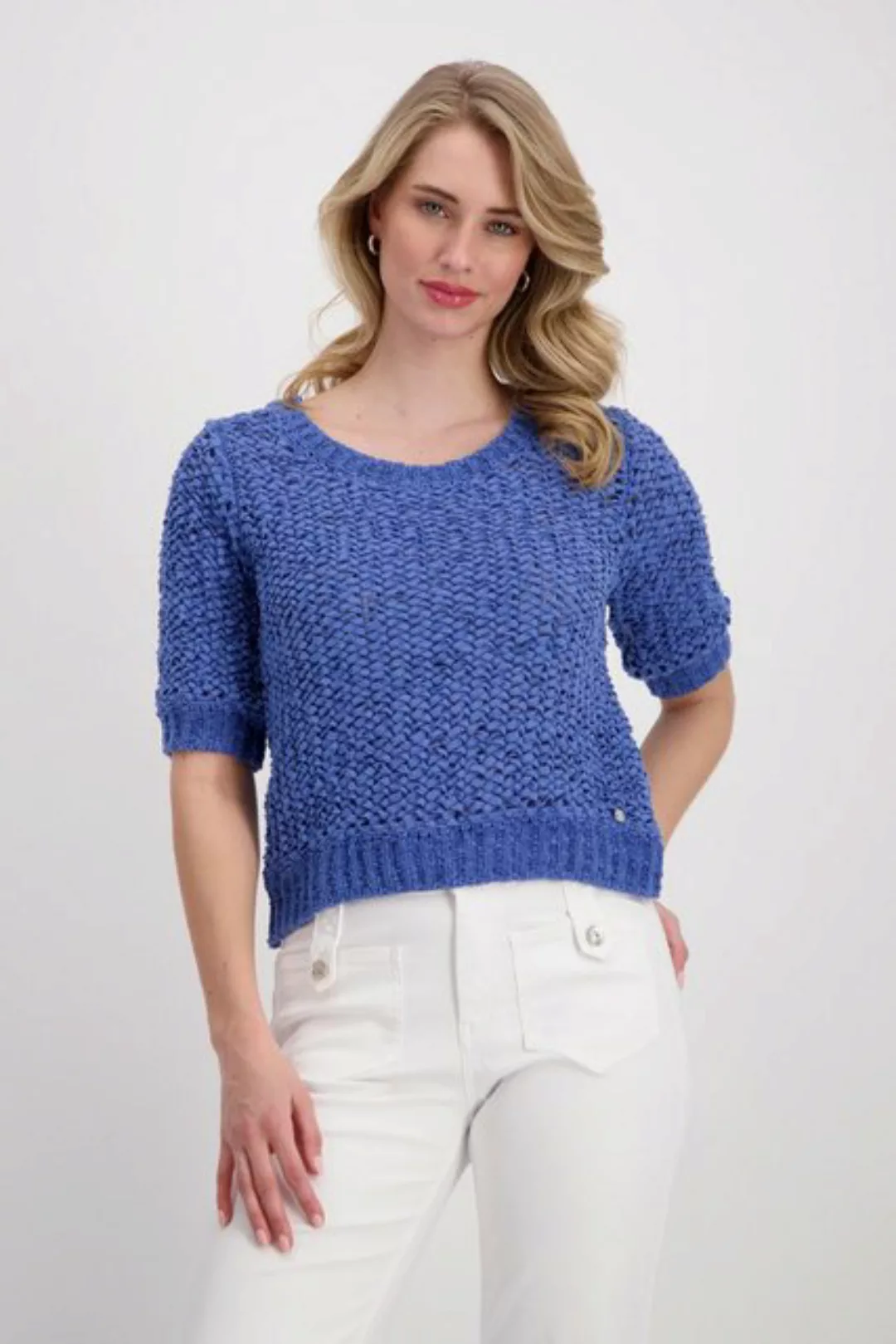 Monari Sweatshirt Pullover, denim blue günstig online kaufen