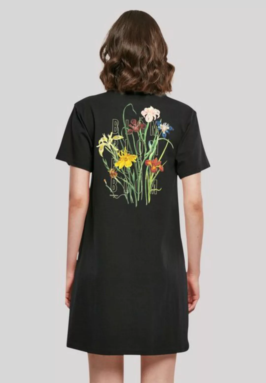 F4NT4STIC Shirtkleid Blóm Blumenstrauss T-Shirt Kleid Print günstig online kaufen