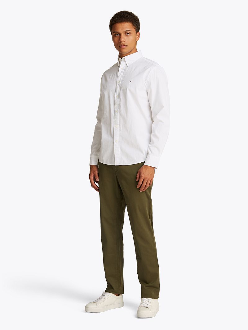 Tommy Hilfiger Poplin Hemd Flex Weiß - Größe 3XL günstig online kaufen