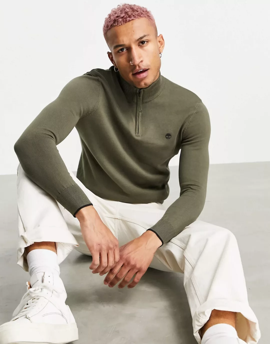 Timberland – Williams – Pullover-Grün günstig online kaufen