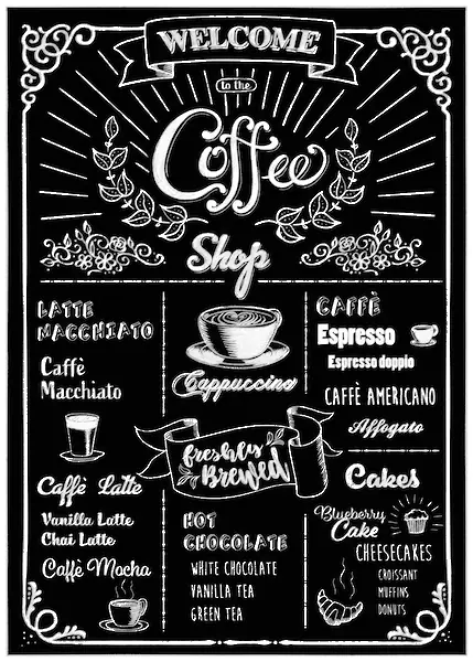 Komar Wandtattoo "Coffeeshop - Größe 50 x 70 cm", (1 St.), selbstklebend, W günstig online kaufen