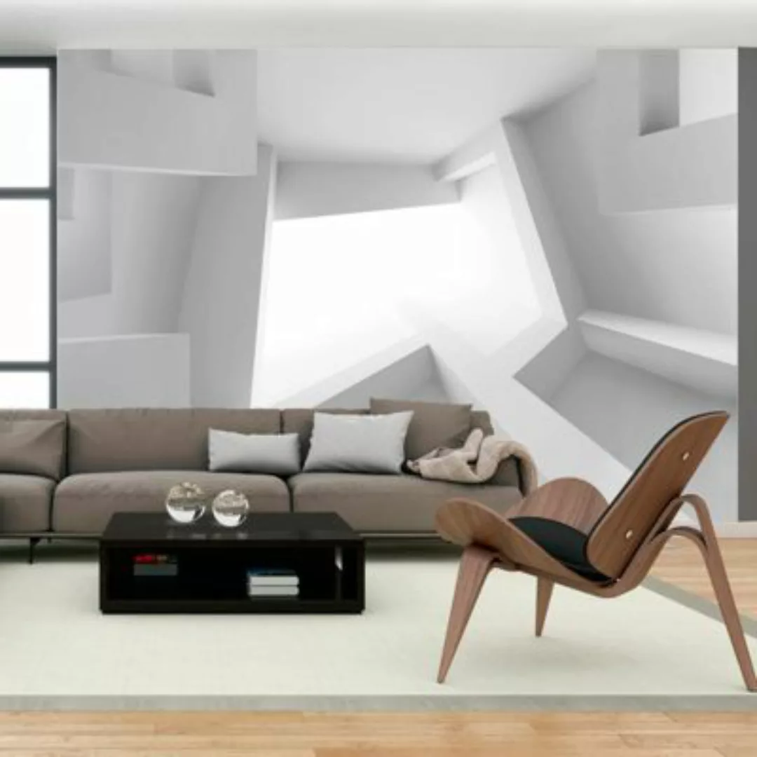 artgeist Fototapete White room weiß Gr. 300 x 210 günstig online kaufen