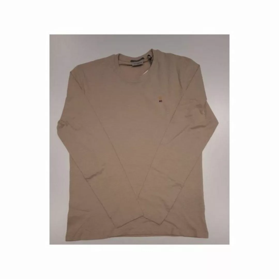 NO EXCESS Langarmshirt sand regular fit (1-tlg) günstig online kaufen